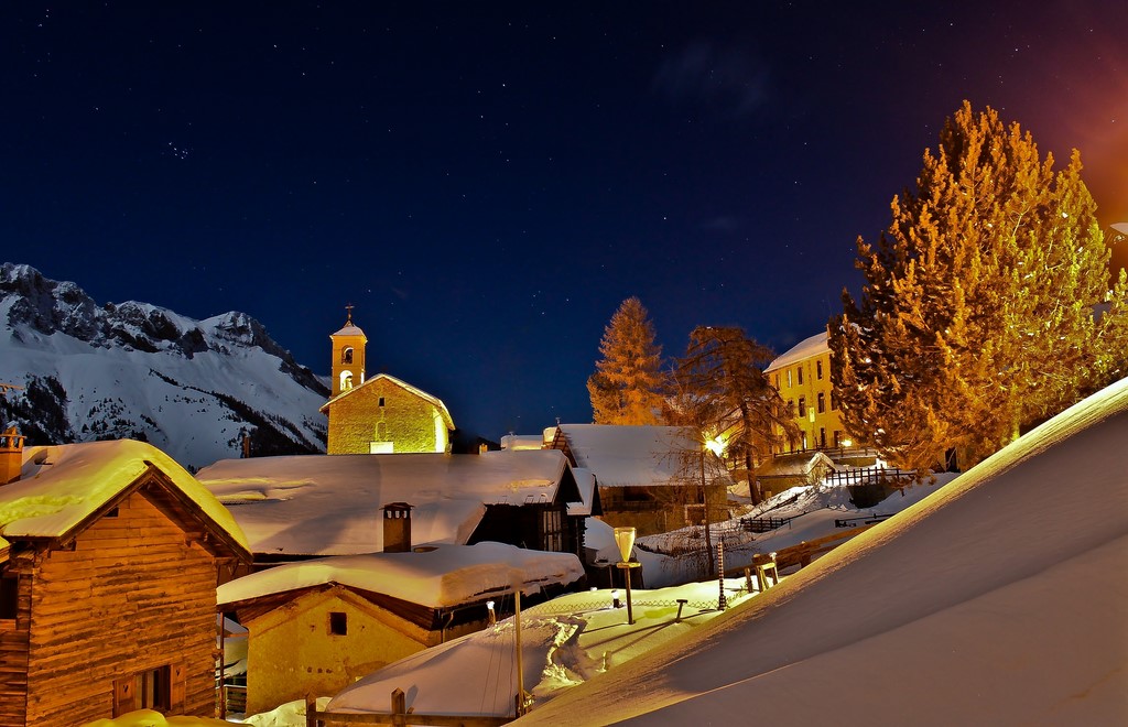 Saint-Véran de nuit