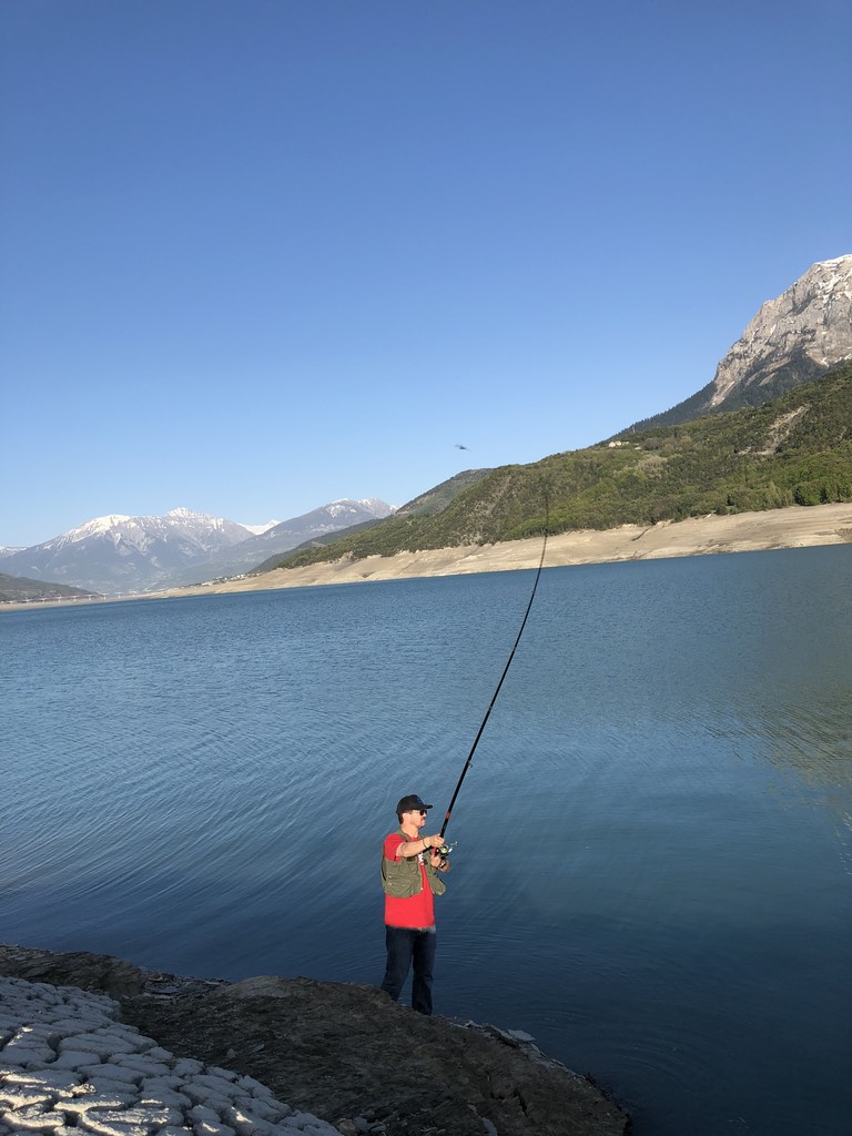 peche lac de serre ponçon