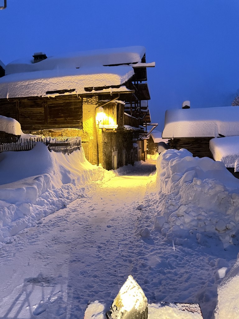 neige à saint-véran